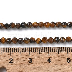 Природных тигровый глаз бисер нитей&nbsp;G-L651-C14-3mm