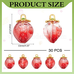 30 шт. подвески из сплава стекла&nbsp;GLAA-ME0001-21