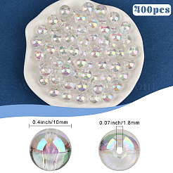 Экологичные прозрачные акриловые бусины&nbsp;OACR-PA0001-30C-02