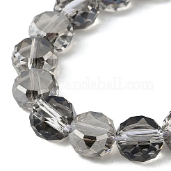 Стеклянные бусины с гальваническим покрытием &nbsp;EGLA-L045-G-PL04