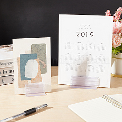 16шт 3 стиль ПВХ пластиковый рекламный держатель клипсы&nbsp;ODIS-CA0001-08