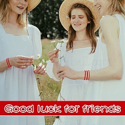 5шт 5 стильных плетеных браслета из нейлоновой нити&nbsp;BJEW-SW00054