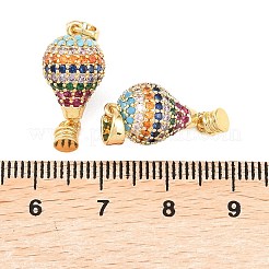 Латунные микро проложить кубического циркония подвески&nbsp;KK-H249-01G