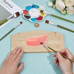 Бамбуковая дверная табличка&nbsp;AJEW-WH0270-875B