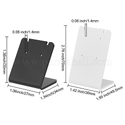 10 шт. 2 стиля наборов для демонстрации сережек из органического стекла и акрила&nbsp;EDIS-DR0001-10