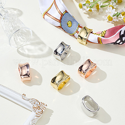 6 шт. пряжка для шарфа из сплава 3 цветов&nbsp;AJEW-AR0005-17