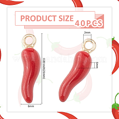 40 шт. Подвески из сплава с эмалью&nbsp;ENAM-FH0001-88