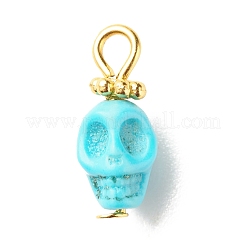 Подвески из окрашенной синтетической бирюзы&nbsp;PALLOY-JF01452-02