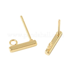 16 шт. 4 стиля фурнитуры для сережек-гвоздиков из нержавеющей стали 304&nbsp;STAS-FS0001-83G