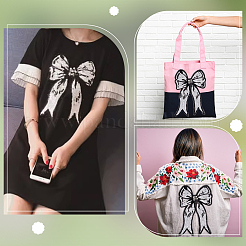 Аксессуары для костюмов с вышивкой из полиэстера и блесток&nbsp;DIY-WH0622-217