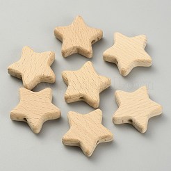 Деревянные бусины WOOD-WH0034-10B