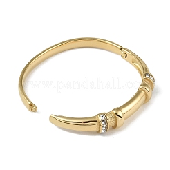 Браслеты на петлях из нержавеющей стали 304 с кристаллами и стразами для женщин&nbsp;BJEW-U002-05G