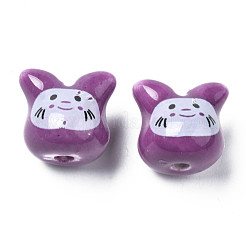 Фарфоровые бусины ручной работы&nbsp;PORC-T007-04D