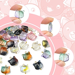 50шт стеклянные подвески&nbsp;PALLOY-FS00030