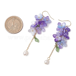 Оболочки жемчужные болтающийся серьги&nbsp;EJEW-TA00617