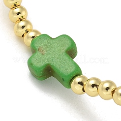 Браслеты из латунных бусин для женщин&nbsp;QZ0147-6