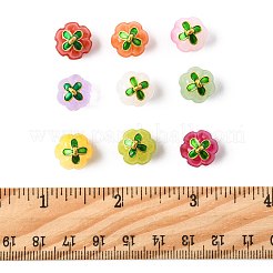 24шт 9 цвета стеклянные подвески&nbsp;GLAA-FS0002-42