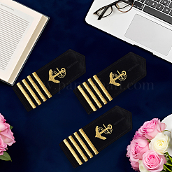 4 пара погон из полиэфирного волокна&nbsp;AJEW-CN0005-73