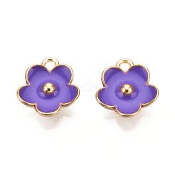 Подвески из эмалевого сплава с покрытием из легкого золота&nbsp;ENAM-R136-16D