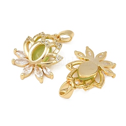 Латунные микро проложить кубического циркония подвески&nbsp;KK-B161-11G