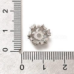 Покрытие стойки латунь микро паве прозрачные колпачки из кубического циркония&nbsp;KK-H508-25A-P