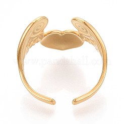 Регулируемые манжеты из нержавеющей стали 304 с ионным покрытием (IP) для женщин&nbsp;RJEW-N052-04G