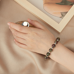 Натуральный дракон яшма кровь бисер пряди&nbsp;G-OC0001-18-10mm