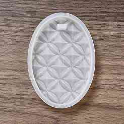 Силиконовые Молды для кулона с тиснением в виде цветка своими руками&nbsp;DIY-G079-01G