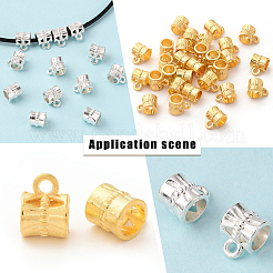 160 шт. 2-х цветные трубчатые дужки из цинкового сплава&nbsp;UNKW-SP0004-48