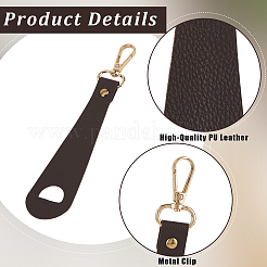 4 шт. 2-х цветные зажимы для шляп из искусственной кожи&nbsp;FIND-GF0008-14D