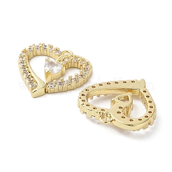 Стойки с покрытием из латуни в форме сердца&nbsp;KK-E102-04G