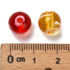 Прозрачные бусины из акриловой эмали&nbsp;OACR-D315-01