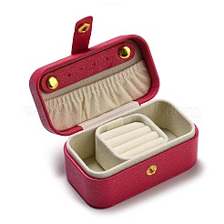 Шкатулка для драгоценностей из искусственной кожи&nbsp;LS-LBOX-E001-01D