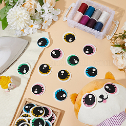 24 пара двухцветных полиэстеровых нашивок&nbsp;PATC-PH0001-29