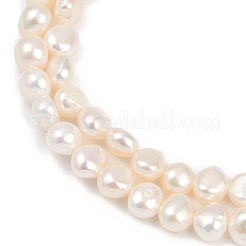 Нити из натурального культивированного пресноводного жемчуга&nbsp;PEAR-P064-19E-12A