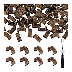 120шт латунные складные обжимные концы&nbsp;KK-PH0014-10AB