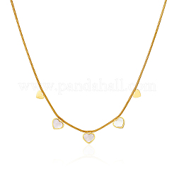 Ожерелья из нержавеющей стали с подвеской в виде сердца для женщин на каждый день&nbsp;DA3122-2