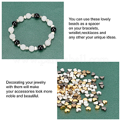 420 шт. 6 цвета бусины из сплава в тибетском стиле&nbsp;TIBEB-PH0004-89