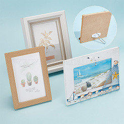 10 комплект кронштейнов для фоторамки из железа и пластика&nbsp;ODIS-GO0001-04B