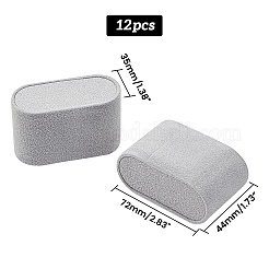 Флокированная ткань ювелирные изделия часы дисплеи&nbsp;BDIS-WH0004-02A