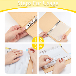 24 шт. ПВХ пакеты формата А5&nbsp;AJEW-PH0011-33