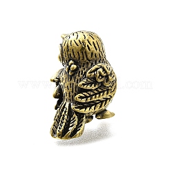 Бронзовая статуэтка совы для украшения стола в гостиной&nbsp;DJEW-Q008-04AB