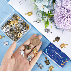 80 шт. 4 цвета подвески из сплава в тибетском стиле&nbsp;FIND-SC0007-33