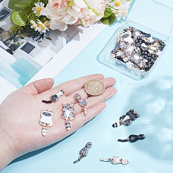 32шт 8 стиля подвески из сплава с эмалью&nbsp;FIND-WR0012-14