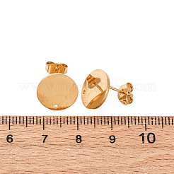 Фурнитура для сережек-гвоздиков из нержавеющей стали 304&nbsp;STAS-H436-21G-02