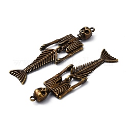 Тибетский сплав стиля большие кулоны&nbsp;LS-X-TIBE-Q067-01AB-NR