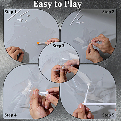 6 шт. ветряная мельница для домашних животных своими руками&nbsp;DIY-CP0013-48B