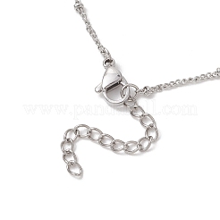 Изготовление ожерелья-слайдера из нержавеющей стали 304&nbsp;AJEW-JB01555-01