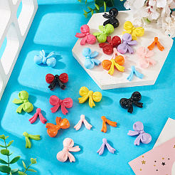 14 набор из 7-х цветов непрозрачных акриловых бусин для выпечки&nbsp;OACR-TA0003-99