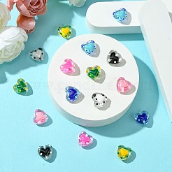 16шт 8 цвета стеклянные бусины&nbsp;LAMP-CJ0001-99